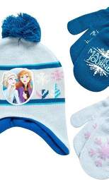 Disney Frozen Girls Winter Hat and Kids Mittens or Gloves Set, Ages 2-7