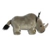 Aurora Medium Rhinoceros Miyoni Realistic Stuffed Animal Gray 10" - 3 of 4