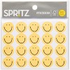 80ct Smiley Face Stickers Yellow - Spritz™ : Target