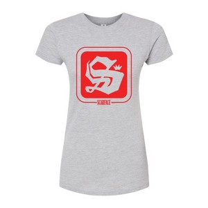 Women's - Scarface - Logo Symbol Fitted Graphic T-Shirt - 1 of 2