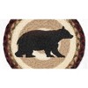 Earth Rugs Rustic Cabin Bear Printed Trivet – Round 10"x10" Eco Kitchen Accessory - 2 of 3