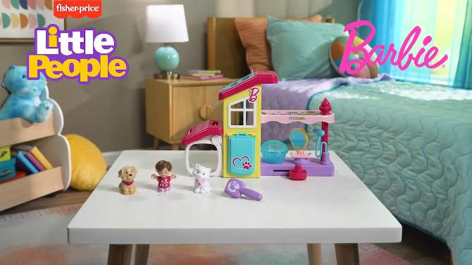 Fisher-Price Little People Barbie Play and Care Pet Spa Playset, 2 of 6, play video
