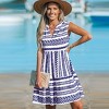 Women's Geometric Print Sleeveless Mini Dress - Cupshe - image 2 of 4