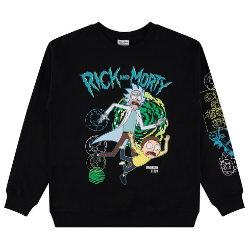 Mens Rick And Morty Sweatshirt Rick And Morty Mens Multi Print Sweatshirt Rick Morty Summer Squanchy Classic Crewneck Target