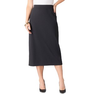 Roaman's Ultimate Ponte Pencil Skirt - 1 of 4