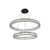 Elegant Lighting Monroe 2 - Light Pendant in  Black - 2 of 4