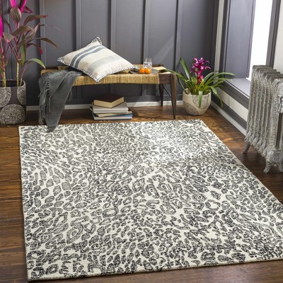Hauteloom Rectangle Area Rug   Black