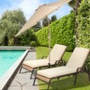 Aoodor 72 x 21 x 3 Inches Patio Chaise Lounger Cushions, Olefin Fabric Slipcovers with Sponge Foam, Set of 2 - 2 of 4