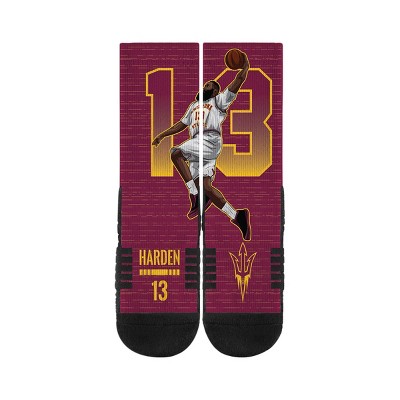 NCAA Arizona State Sun Devils James Harden Adult Premium Socks - M/L