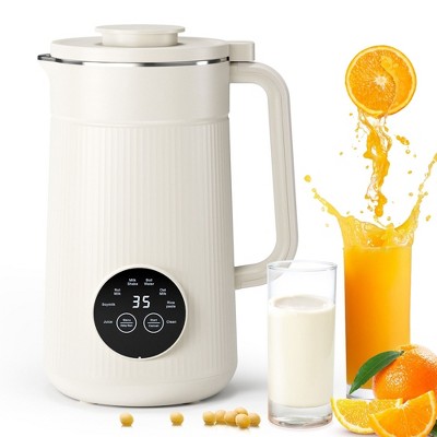 8 in 1 Automatic Nut Milk Maker Machine,35oz Multi-Functional Soy Milk Maker with 10 Blades