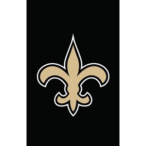 Evergreen New Orleans Saints House Applique Flag- 28 x 44 Inches Indoor Outdoor Sports Decor - 1 of 2