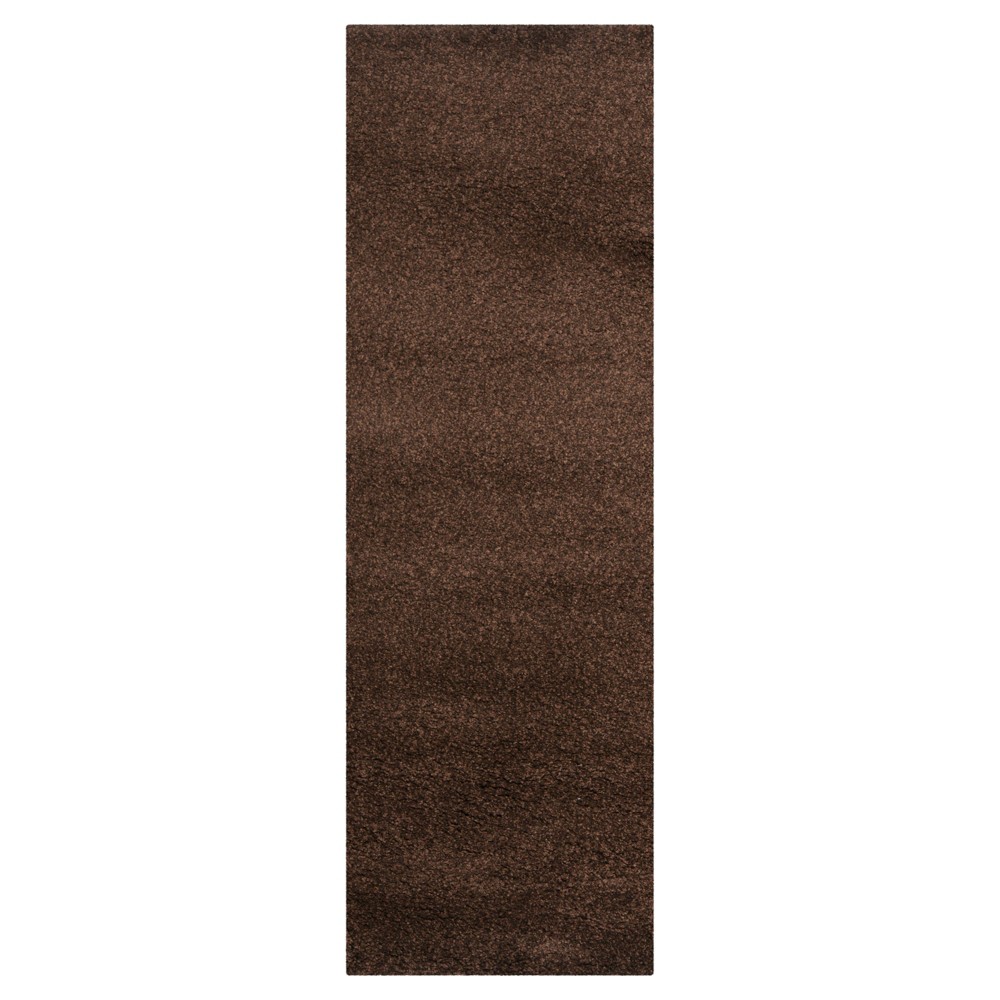  Runner Santa Monica Shag Rug Brown