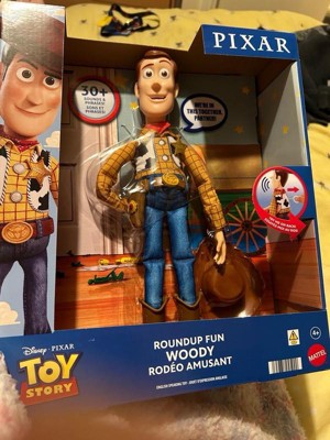 Disney and Pixar Toy Story Movie Toy, Talking Woody Figure with Ragdoll  Body, 20 Phrases, Pull Tab Activated Sounds, Roundup Fun Woody, Multicolor,  Figures -  Canada