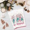 18” 2pc Christmas Snow Globe Towel - National Tree Company - 2 of 4