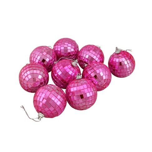 Northlight 4ct Mirrored Glass Disco Ball Christmas Ornament Set 4 - Gold :  Target