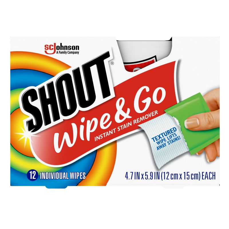 Shout Wipe &#38; Go Instant Stain Remover - 12ct, 5 of 12