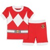 Power Rangers Boys' Character Tight Fit Pajama Short Lounge Set - 2 of 4