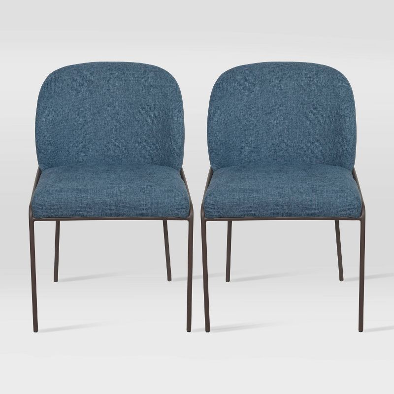 Set of 2 Blakeley Upholstered Dining Chairs - CorLiving, 1 of 11
