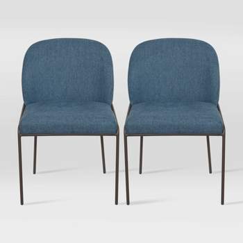 Set of 2 Blakeley Upholstered Dining Chairs - CorLiving