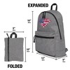 Superman Usa American Flag Shield Logo Lightweight Backpack - 4 of 4