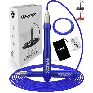 RDX Sports Jump Rope Non Slip Aluminum Handles, 10.3FT Tangle-Free 2 Adjustable Steel Cables Speed Rope, Fitness Exercise Weight Loss - 1 of 4
