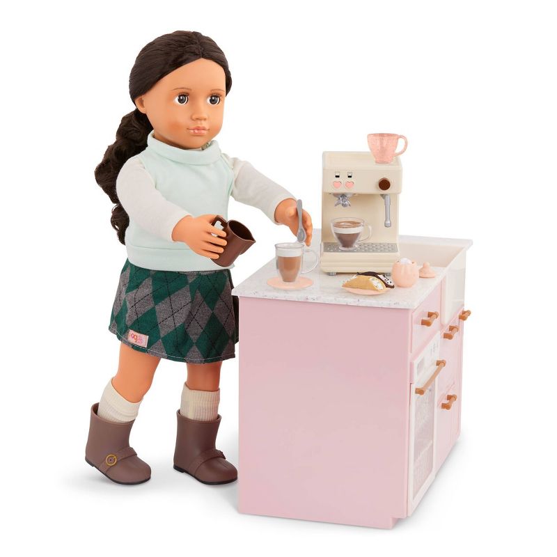 Our Generation Brewed for You Coffee Maker Accessory Set for 18&#34; Dolls, 3 of 9