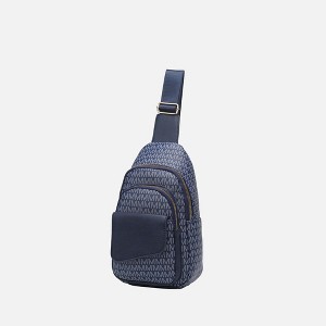 MKF Collection Kace M logo Printed Vegan Leather Women’s Sling Bag by Mia K - 1 of 4