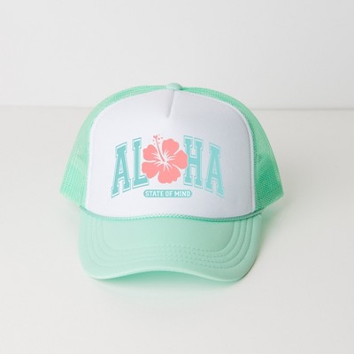 Simply Sage Market Aloha State of Mind Flower Adult Foam Trucker Hat