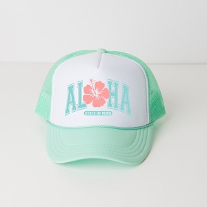 Simply Sage Market Aloha State of Mind Flower Adult Foam Trucker Hat - 1 of 1