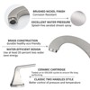 PAGED Bathroom Faucets Widespread 2 Handles Bathroom Sink Faucet Deck-Mounted Vanity Basin Faucet with Pop Up Sink Drain - 3 of 4