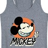 Women's - Disney - Mickey Peace Graphic Racerback Tank - 2 of 4