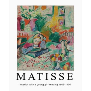 Poster Master Henri Matisse - Interior with a Young Girl Reading - 1 of 2