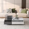Modern Coffee Table, End Table with Storage, Accent Sofa Side Table Set, Center Tea Table for Living Room - 3 of 4