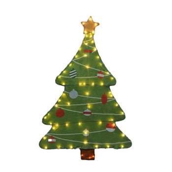 Candy Cane Lane Incandescent Clear/Warm White 36 in. Tree Yard Decor