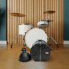 SKB 12" x 12" Tom Case with Padded Interior, D-Shaped Drum Design, and Molded in Feet for Upright Positioning and Stability, Black - 4 of 4