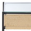 Omaka 1 Shelf End Table - ACC2325A - Natural/Black - Safavieh - 2 of 4