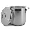 YBM Home Professional Chef's 18/10 Stainless Steel Stock Pot Covered Tri-Ply Capsule Base With Bakelite Handle, Induction Compatible - 2 of 4