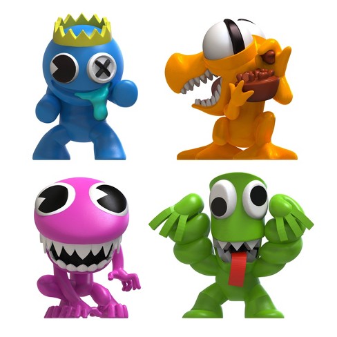 Rainbow Friends Neon Mini Figure Set - 4pk : Target