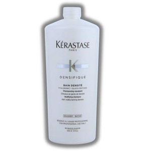 Kerastase Densifique Bain Densite Bodifying Shampoo (33.8 oz) - Increases Hair Density, Shine & Strengthens, Prevents Breakage - 1 of 2