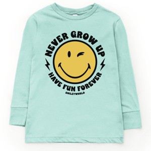 The Juniper Shop SmileyWorld Never Grow Up Youth Long Sleeve Tee - 1 of 4