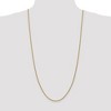 Black Bow Jewelry 2mm, 14k Yellow Gold, Solid Spiga Chain Necklace - 2 of 4