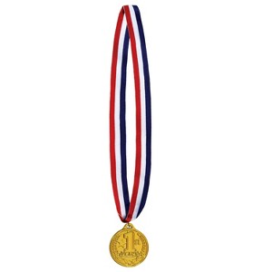 Place Medal w/Ribbon, 30"and 2" Medal, (6/Pkg) - 1 of 2