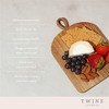 Twine Small Serving Board, Charcuterie Boards Accessories Appetizer Serving Tray, Small Cutting Board Acacia Wood Serving Tray Set of 1 - 2 of 4