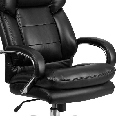 Black Leather High Back Ergonomic Executive Swivel Chair