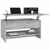 vidaXL Modern Coffee Table in Gray Sonoma, 49.6 Pounds, Spacious Design, Durable Engineered Wood, Easy Assembly - 3 of 4