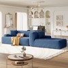 NicBex Couches for Living Room Modern Large L-Shape Modular Sectional Sofa Free Combination Upholstered 3-seater Sofa with Pillows - 3 of 4