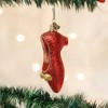Old World Christmas 4.25 In Red Slipper Ornament Glittered Shoe Tree Ornaments - 3 of 3