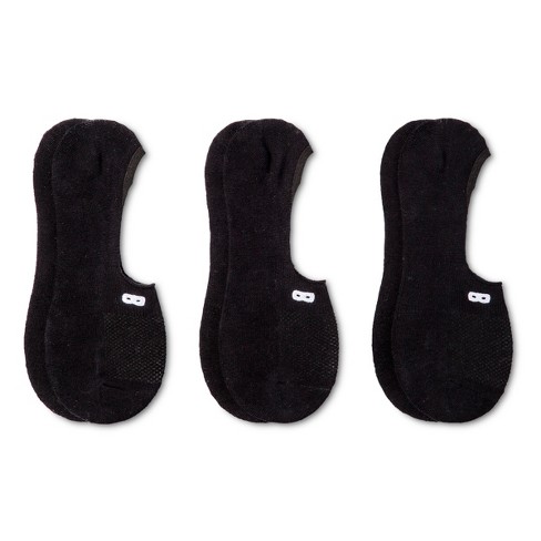 Pair Of Thieves Men's Liner Socks 3pk - Black 8-12 : Target