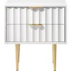 Meridian Furniture,Modernist White Gloss Nightstand - 2 of 4