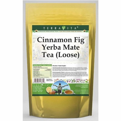 TerraVita Cinnamon Fig Yerba Mate Tea (Loose) (8 oz, ZIN: 560329, 3-Pack)